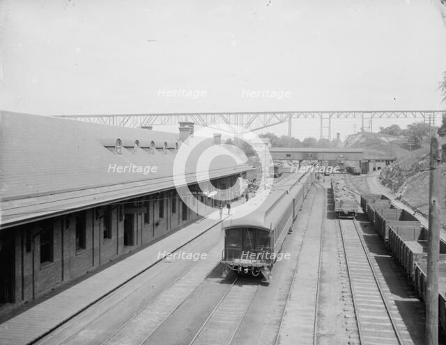 Poughkeepsie Station, between 1880 and 1897. Creator: William H. Jackson.