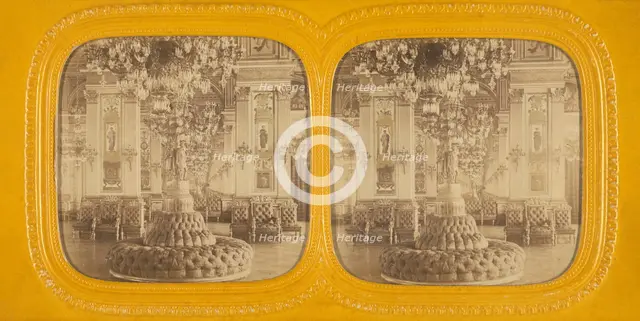 Pouf. Hotel de Ville, about 1868. Creator: E Lamy.