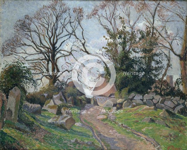 Poulfenc a Riec, 1910. Artist: Lucien Pissarro.