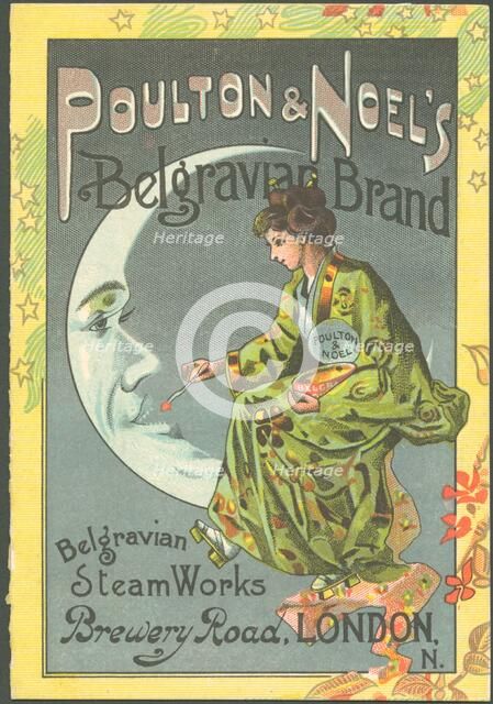 Poulton & Noel's Belgravia Brand, 1880s. Artist: Unknown
