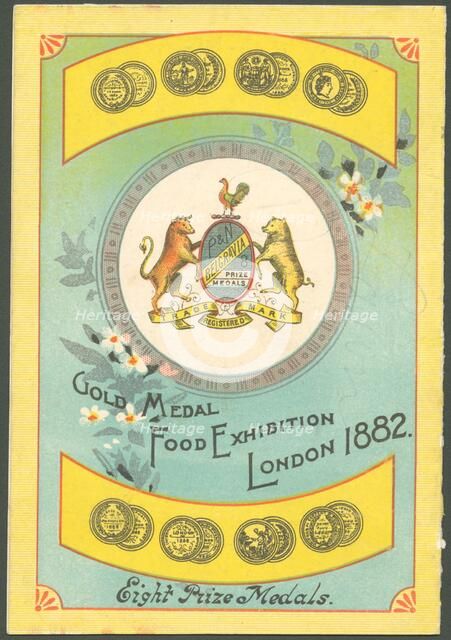 Poulton & Noel's Belgravia Brand, 1882. Artist: Unknown