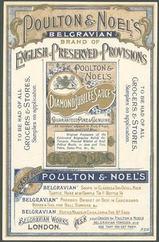 Poulton & Noel's Belgravia Brand, 1897