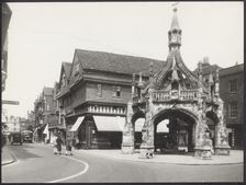 Poultry Cross, Silver Street, Salisbury, Wiltshire, 1925-1935. Creator: Unknown