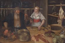 Poultry Seller (Market Scene), before 1600. Creator: Workshop of Lucas van Valckenborch