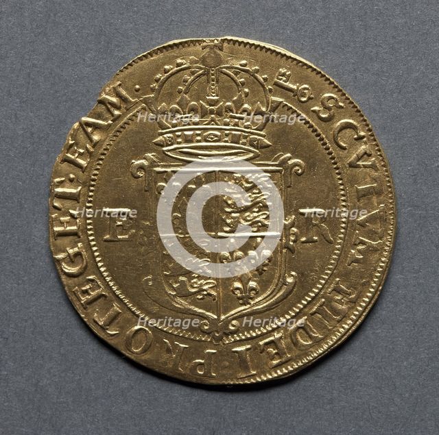 Pound (reverse), 1595-1598. Creator: Unknown.