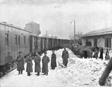 Pour venir combattre sur le front de France; A Moscou, le 3 fevrier 1916..., 1916 (1924) Creator: Unknown