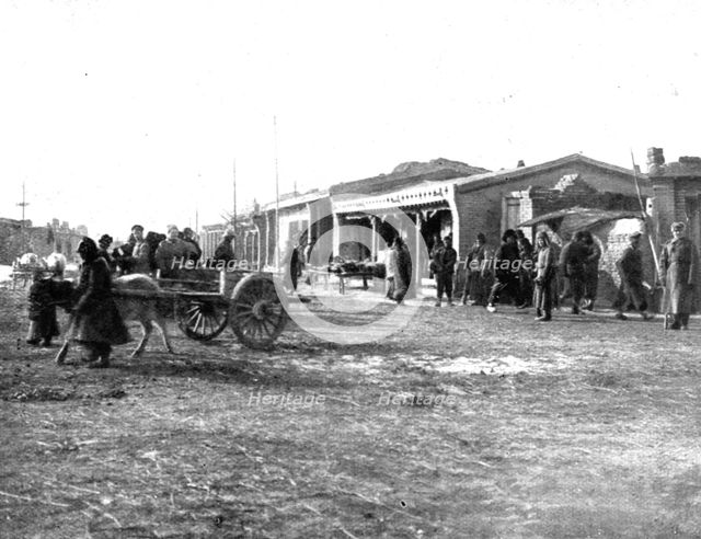 'Pour venir combattre sur le front de France; En Mandchourie: un arret, apres..., 1916 (1924) Creator: Unknown.