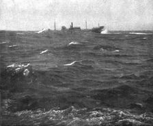 Pour venir combattre sur le front de France; Le second transport, l'"Himalaya", en..., 1916 (1924) Creator: Unknown