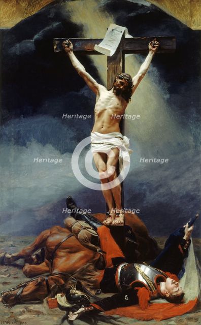 Pour l'Humanité, pour la Patrie, c1895. Creator: Jean Joseph Weerts.