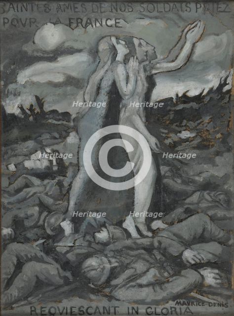 Pour la France, ca 1918-1919. Creator: Denis, Maurice (1870-1943).
