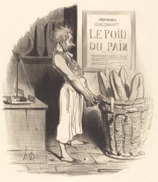 Pour lors, c'est donc nous qui sommes dans le pétrin, 1840. Creator: Honore Daumier