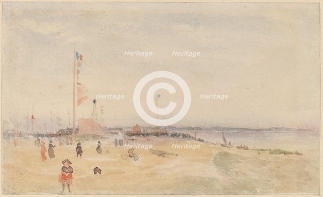 Pourville-sur-Mer. Creator: James Abbott McNeill Whistler.