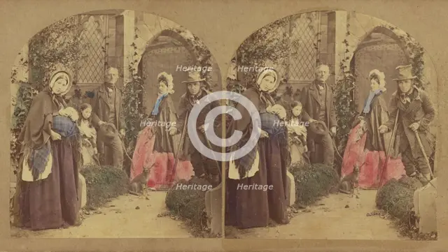 Poverty and Pride, about 1865. Creator: London Stereoscopic & Photographic Co.