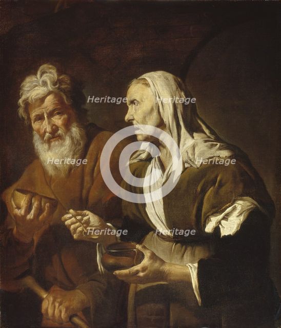 Poverty. Creator: Bellotti, Pietro (1625-1700).