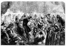 Powder and Puff - drawn by James Godwin, 1862. Creator: Mason Jackson