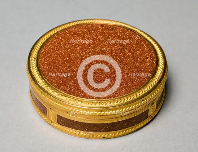 Powder Box (Bonbonnière), c. 1780-89. Creator: Unknown.