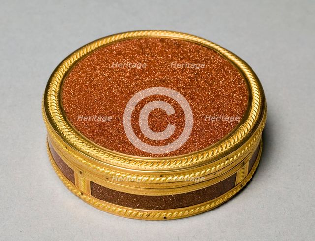 Powder Box (Bonbonnière), c. 1780-89. Creator: Unknown.