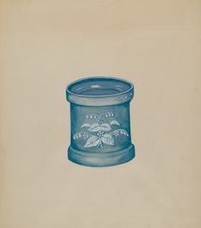 Powder Box, c. 1936. Creator: Florence Stevenson