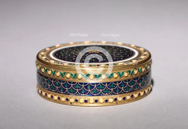 Powder Box (Poudrier), 1779-1780. Creator: Jean-Joseph Barrière (French).