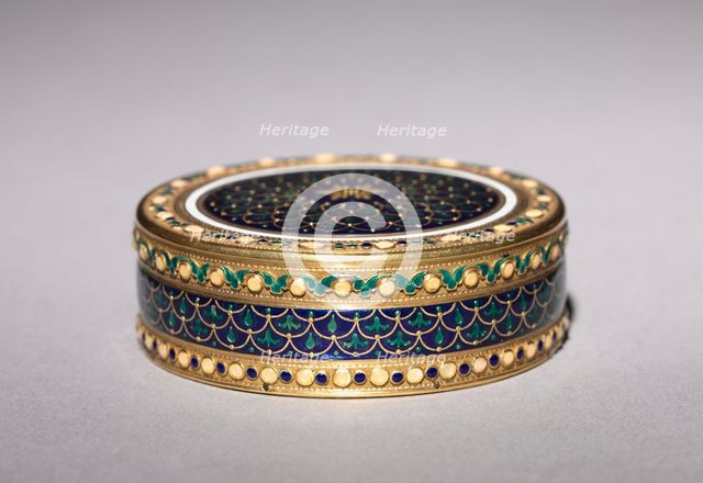 Powder Box (Poudrier), 1779-1780. Creator: Jean-Joseph Barrière (French).