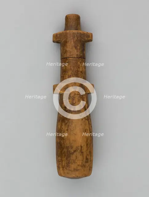 Powder Charge Case of a Musketeer's Bandolier, Europe, late 16th/mid-17th century. Creator: Unknown.