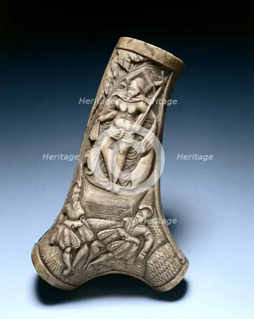 Powder Flask, c. 1580-1600. Creator: Unknown.