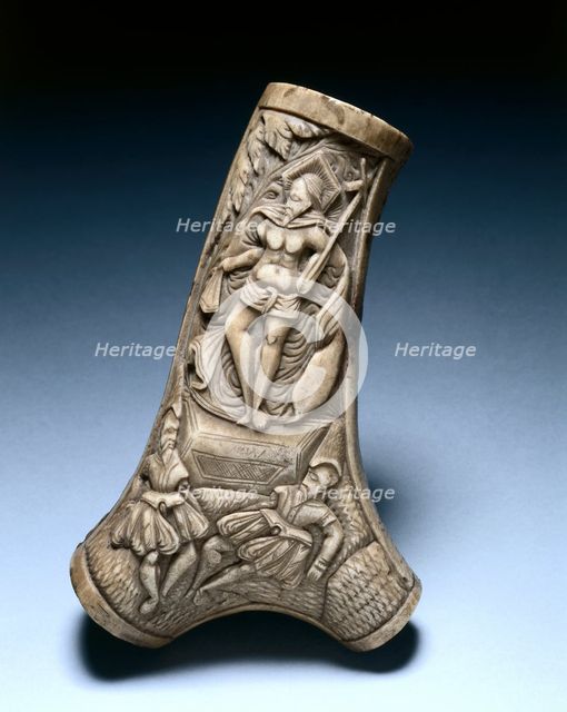 Powder Flask, c. 1580-1600. Creator: Unknown.