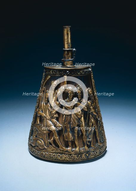 Powder Flask, c. 1590. Creator: Unknown.