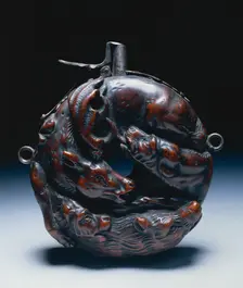 Powder Flask, c. 1680. Creator: Johann Michael Maucher (German, 1645-1701)