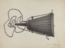 Powder Flask, c. 1936. Creator: Aaron Fastovsky
