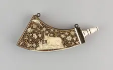 Powder Flask for Archduke Mathias of Austria (Emperor 1612-19), Germany, early 17th century. Creator: Unknown