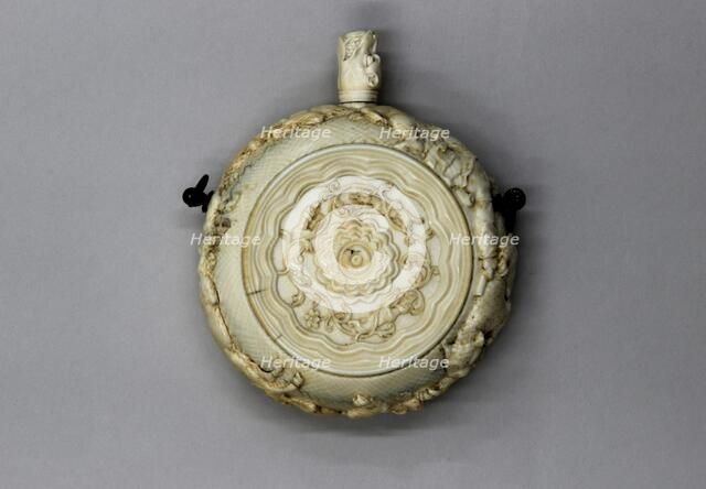 Powder Flask, German, ca. 1670-80. Creator: Unknown.