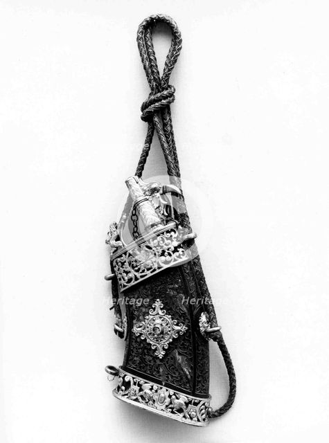 Powder Flask, German, possibly Nuremberg, late 16th century. Creator: Unknown.