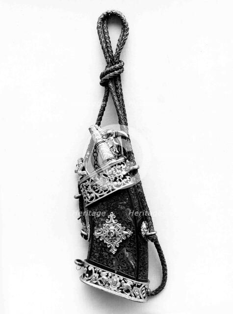Powder Flask, German, possibly Nuremberg, late 16th century. Creator: Unknown.