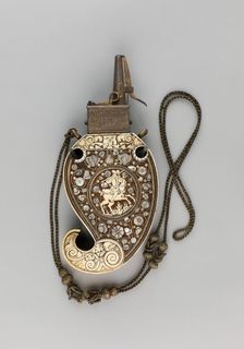 Powder Flask, Germany, c. 1620/30. Creator: Unknown