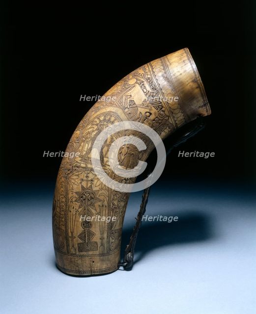 Powder Flask, late 1700s-ealry 1800s. Creator: Unknown.