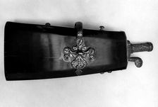 Powder Flask, Spanish, Madrid, ca. 1740-50. Creator: Joseph Cano