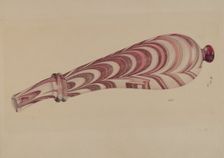 Powder Horn, 1935/1942. Creator: Edward White