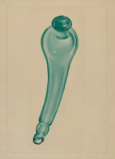 Powder Horn, c. 1936. Creator: John Tarantino