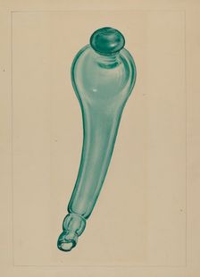 Powder Horn, c. 1936. Creator: John Tarantino