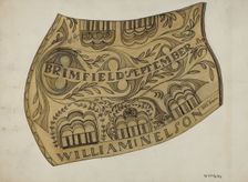 Powder Horn, c. 1937. Creator: William McAuley