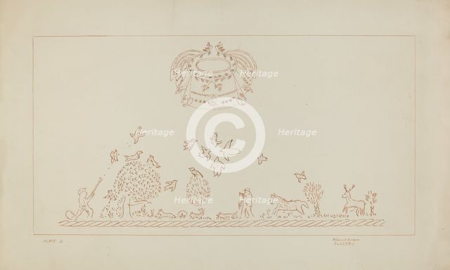 Powder Horn, c. 1938. Creator: Edward L Loper.