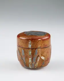 Powdered tea container (natsume), Edo period, late 18th-early 19th century. Creator: Unknown