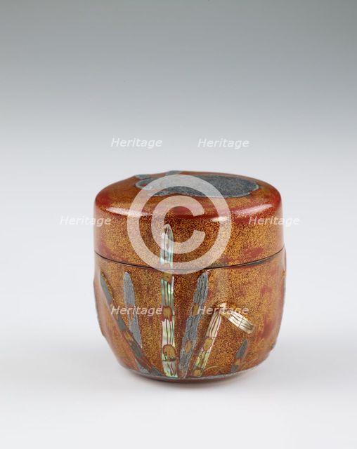 Powdered tea container (natsume), Edo period, late 18th-early 19th century. Creator: Unknown.