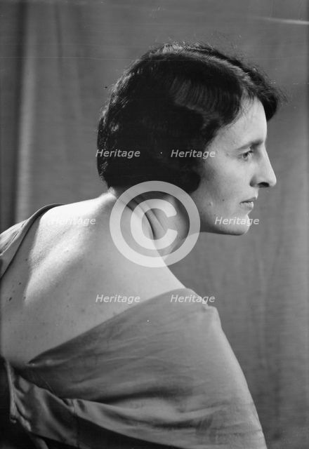 Powell, Mrs., portrait photograph, 1924 Creator: Arnold Genthe.