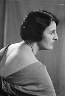 Powell, Mrs., portrait photograph, 1924 Creator: Arnold Genthe