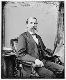 Powell Clayton of Arkansas, between 1860 and 1875. Creator: Unknown