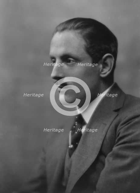 Powell, David, Mr., portrait photograph, 1916 Sept. 21. Creator: Arnold Genthe.