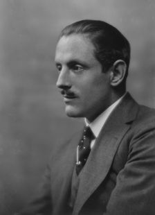 Powell, David, Mr., portrait photograph, 1916 Sept. 21. Creator: Arnold Genthe