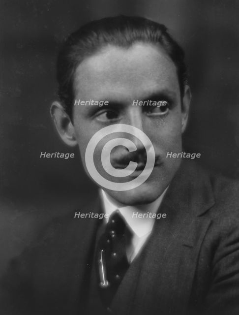 Powell, David, Mr., portrait photograph, 1916 Sept. 21. Creator: Arnold Genthe.